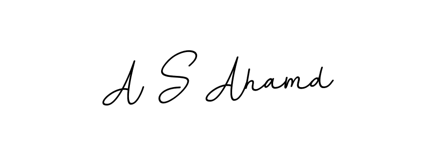 The best way (BallpointsItalic-DORy9) to make a short signature is to pick only two or three words in your name. The name A S Ahamd include a total of six letters. For converting this name. A S Ahamd signature style 11 images and pictures png