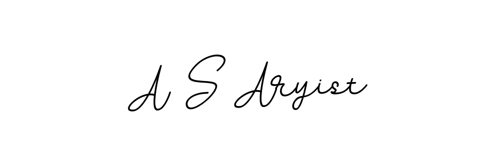 The best way (BallpointsItalic-DORy9) to make a short signature is to pick only two or three words in your name. The name A S Aryist include a total of six letters. For converting this name. A S Aryist signature style 11 images and pictures png