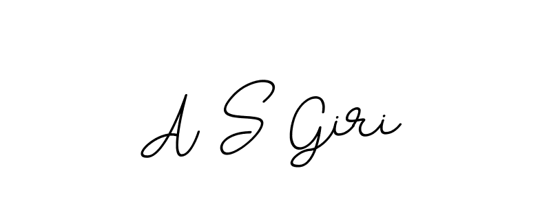 You should practise on your own different ways (BallpointsItalic-DORy9) to write your name (A S Giri) in signature. don't let someone else do it for you. A S Giri signature style 11 images and pictures png