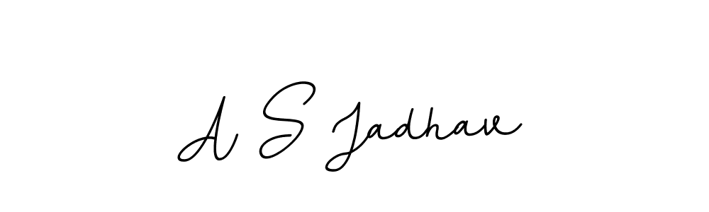This is the best signature style for the A S Jadhav name. Also you like these signature font (BallpointsItalic-DORy9). Mix name signature. A S Jadhav signature style 11 images and pictures png