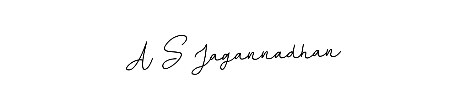 The best way (BallpointsItalic-DORy9) to make a short signature is to pick only two or three words in your name. The name A S Jagannadhan include a total of six letters. For converting this name. A S Jagannadhan signature style 11 images and pictures png