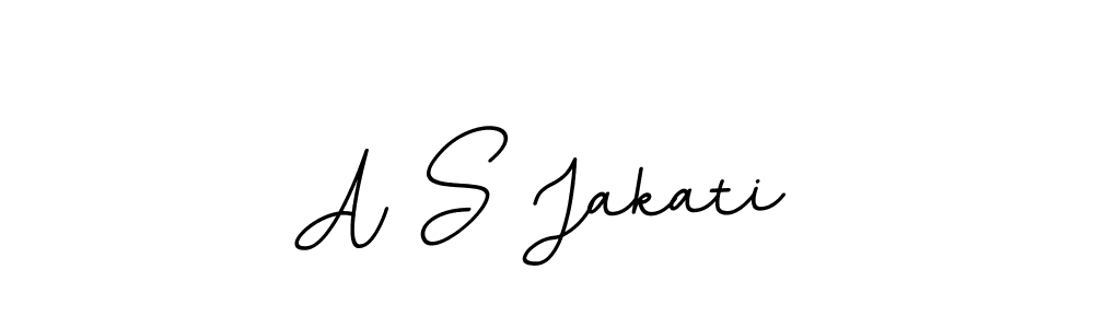 A S Jakati stylish signature style. Best Handwritten Sign (BallpointsItalic-DORy9) for my name. Handwritten Signature Collection Ideas for my name A S Jakati. A S Jakati signature style 11 images and pictures png