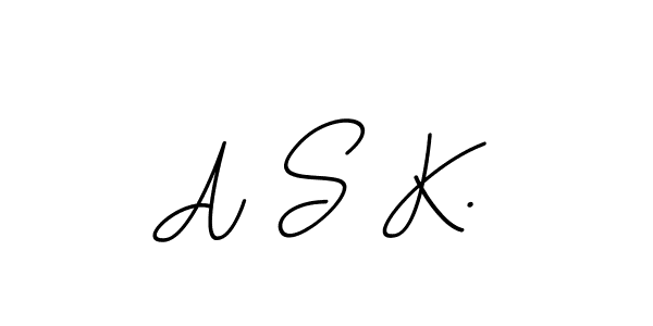 This is the best signature style for the A S K. name. Also you like these signature font (BallpointsItalic-DORy9). Mix name signature. A S K. signature style 11 images and pictures png