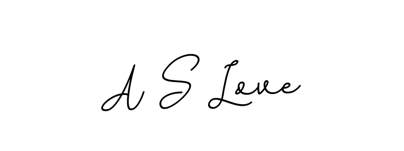 Create a beautiful signature design for name A S Love. With this signature (BallpointsItalic-DORy9) fonts, you can make a handwritten signature for free. A S Love signature style 11 images and pictures png