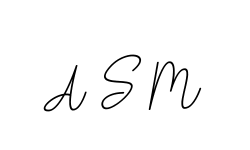 The best way (BallpointsItalic-DORy9) to make a short signature is to pick only two or three words in your name. The name A S M include a total of six letters. For converting this name. A S M signature style 11 images and pictures png