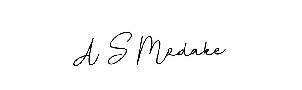 A S Modake stylish signature style. Best Handwritten Sign (BallpointsItalic-DORy9) for my name. Handwritten Signature Collection Ideas for my name A S Modake. A S Modake signature style 11 images and pictures png