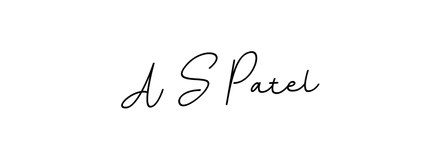 You should practise on your own different ways (BallpointsItalic-DORy9) to write your name (A S Patel) in signature. don't let someone else do it for you. A S Patel signature style 11 images and pictures png