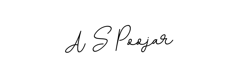 Similarly BallpointsItalic-DORy9 is the best handwritten signature design. Signature creator online .You can use it as an online autograph creator for name A S Poojar. A S Poojar signature style 11 images and pictures png