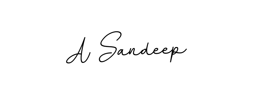 This is the best signature style for the A Sandeep name. Also you like these signature font (BallpointsItalic-DORy9). Mix name signature. A Sandeep signature style 11 images and pictures png