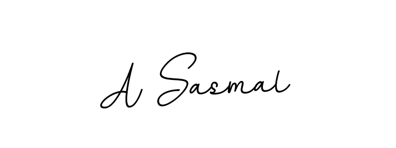 if you are searching for the best signature style for your name A Sasmal. so please give up your signature search. here we have designed multiple signature styles  using BallpointsItalic-DORy9. A Sasmal signature style 11 images and pictures png