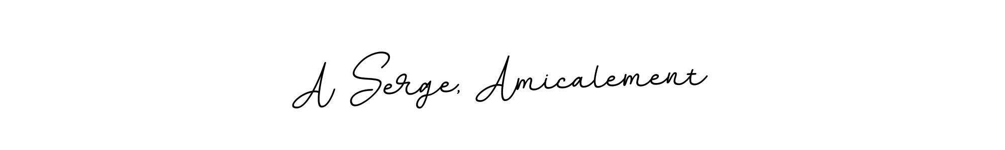 Similarly BallpointsItalic-DORy9 is the best handwritten signature design. Signature creator online .You can use it as an online autograph creator for name A Serge, Amicalement. A Serge, Amicalement signature style 11 images and pictures png