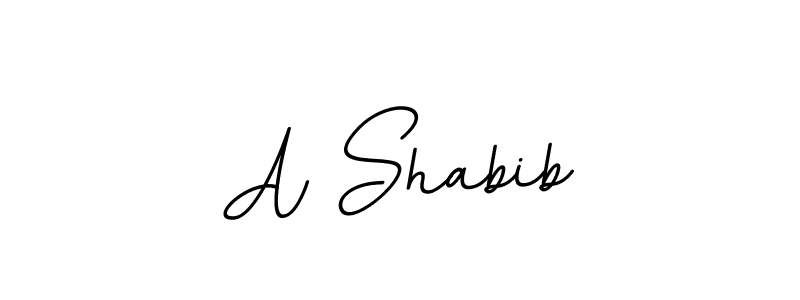 Also You can easily find your signature by using the search form. We will create A Shabib name handwritten signature images for you free of cost using BallpointsItalic-DORy9 sign style. A Shabib signature style 11 images and pictures png