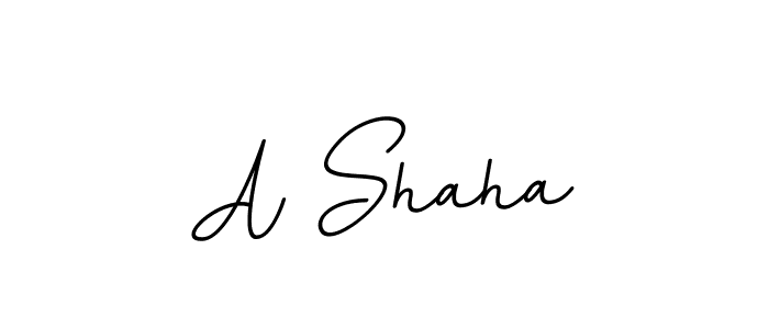 Make a beautiful signature design for name A Shaha. With this signature (BallpointsItalic-DORy9) style, you can create a handwritten signature for free. A Shaha signature style 11 images and pictures png