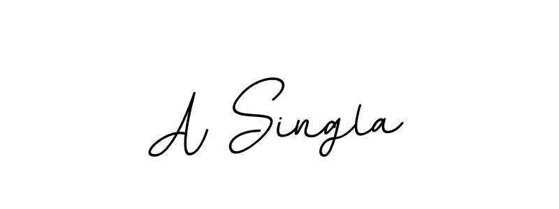 Use a signature maker to create a handwritten signature online. With this signature software, you can design (BallpointsItalic-DORy9) your own signature for name A Singla. A Singla signature style 11 images and pictures png