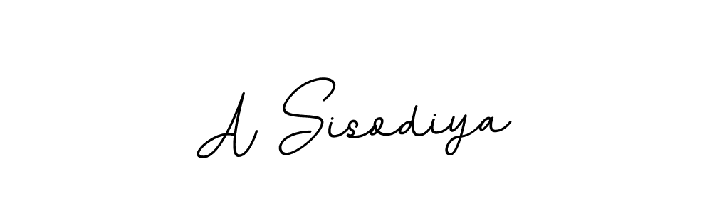 Design your own signature with our free online signature maker. With this signature software, you can create a handwritten (BallpointsItalic-DORy9) signature for name A Sisodiya. A Sisodiya signature style 11 images and pictures png