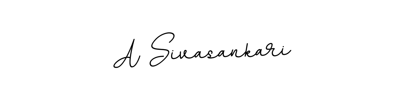 Use a signature maker to create a handwritten signature online. With this signature software, you can design (BallpointsItalic-DORy9) your own signature for name A Sivasankari. A Sivasankari signature style 11 images and pictures png