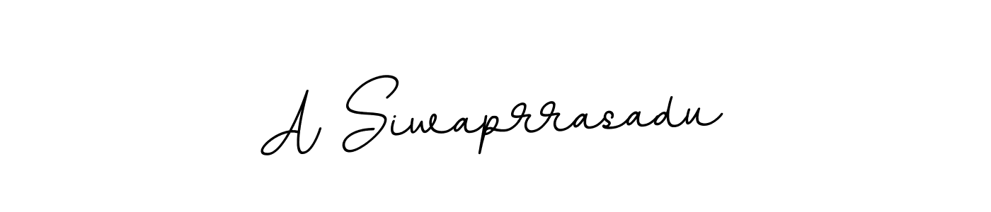 How to make A Siwaprrasadu name signature. Use BallpointsItalic-DORy9 style for creating short signs online. This is the latest handwritten sign. A Siwaprrasadu signature style 11 images and pictures png