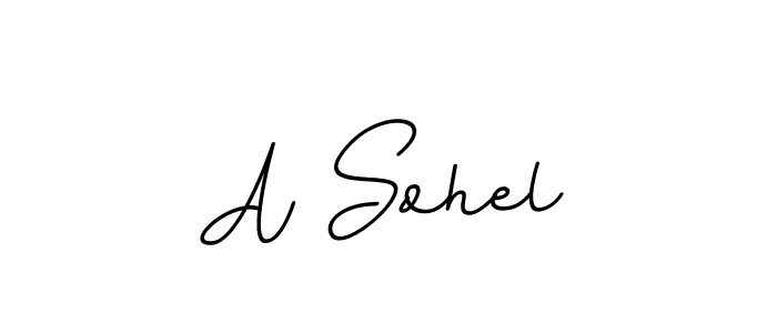 Use a signature maker to create a handwritten signature online. With this signature software, you can design (BallpointsItalic-DORy9) your own signature for name A Sohel. A Sohel signature style 11 images and pictures png