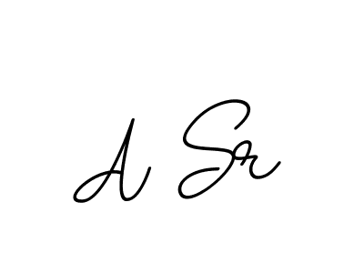 You should practise on your own different ways (BallpointsItalic-DORy9) to write your name (A Sr) in signature. don't let someone else do it for you. A Sr signature style 11 images and pictures png