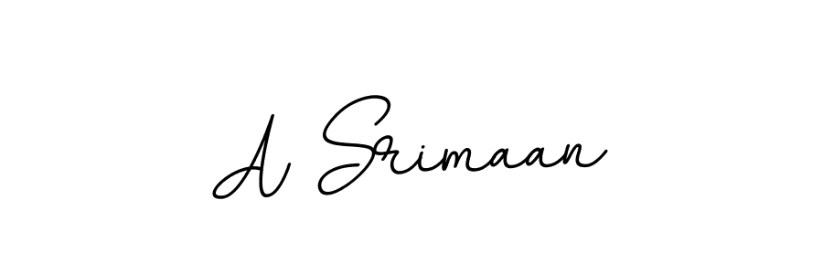 Make a beautiful signature design for name A Srimaan. With this signature (BallpointsItalic-DORy9) style, you can create a handwritten signature for free. A Srimaan signature style 11 images and pictures png