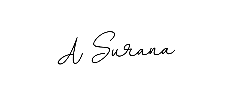 Once you've used our free online signature maker to create your best signature BallpointsItalic-DORy9 style, it's time to enjoy all of the benefits that A Surana name signing documents. A Surana signature style 11 images and pictures png