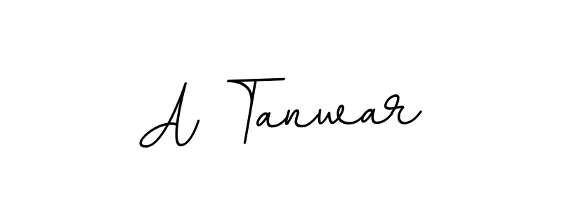 Use a signature maker to create a handwritten signature online. With this signature software, you can design (BallpointsItalic-DORy9) your own signature for name A Tanwar. A Tanwar signature style 11 images and pictures png