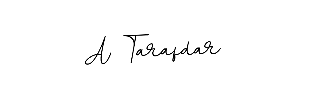 Use a signature maker to create a handwritten signature online. With this signature software, you can design (BallpointsItalic-DORy9) your own signature for name A Tarafdar. A Tarafdar signature style 11 images and pictures png