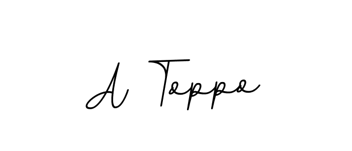 It looks lik you need a new signature style for name A Toppo. Design unique handwritten (BallpointsItalic-DORy9) signature with our free signature maker in just a few clicks. A Toppo signature style 11 images and pictures png