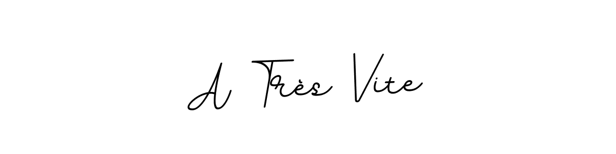 Design your own signature with our free online signature maker. With this signature software, you can create a handwritten (BallpointsItalic-DORy9) signature for name A Très Vite. A Très Vite signature style 11 images and pictures png