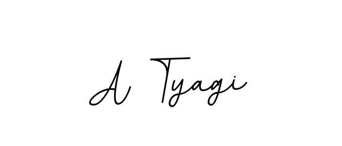 How to Draw A Tyagi signature style? BallpointsItalic-DORy9 is a latest design signature styles for name A Tyagi. A Tyagi signature style 11 images and pictures png