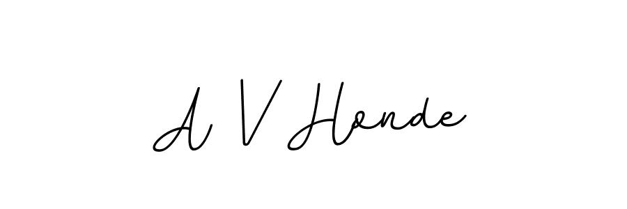 Also we have A V Honde name is the best signature style. Create professional handwritten signature collection using BallpointsItalic-DORy9 autograph style. A V Honde signature style 11 images and pictures png