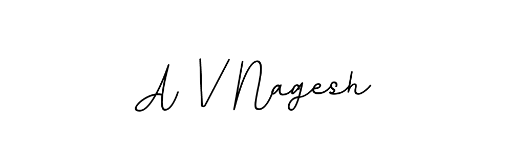 You should practise on your own different ways (BallpointsItalic-DORy9) to write your name (A V Nagesh) in signature. don't let someone else do it for you. A V Nagesh signature style 11 images and pictures png