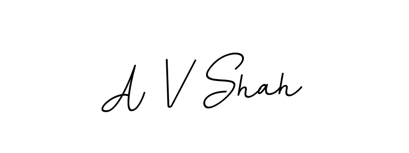 How to make A V Shah signature? BallpointsItalic-DORy9 is a professional autograph style. Create handwritten signature for A V Shah name. A V Shah signature style 11 images and pictures png