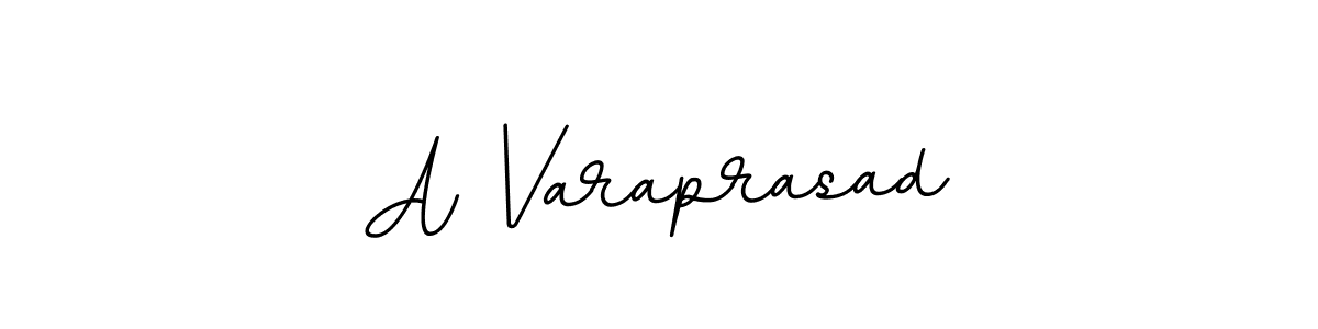 The best way (BallpointsItalic-DORy9) to make a short signature is to pick only two or three words in your name. The name A Varaprasad include a total of six letters. For converting this name. A Varaprasad signature style 11 images and pictures png