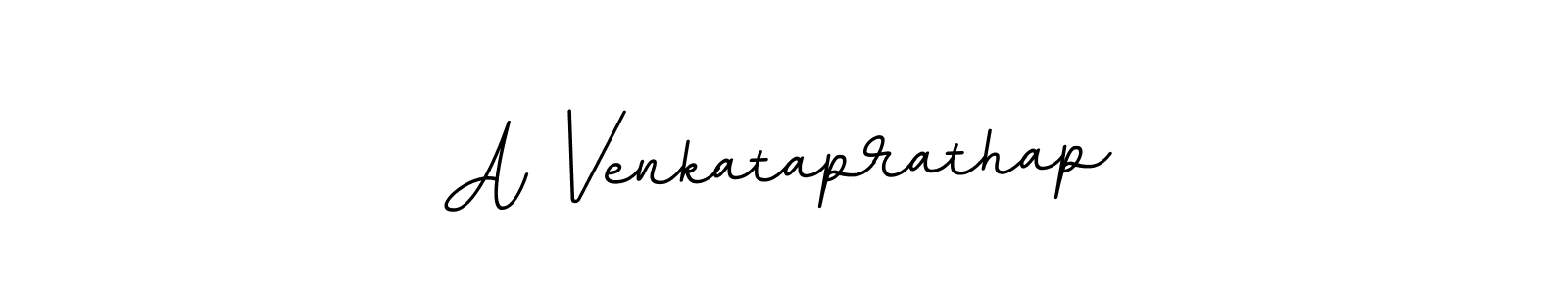 Use a signature maker to create a handwritten signature online. With this signature software, you can design (BallpointsItalic-DORy9) your own signature for name A Venkataprathap. A Venkataprathap signature style 11 images and pictures png