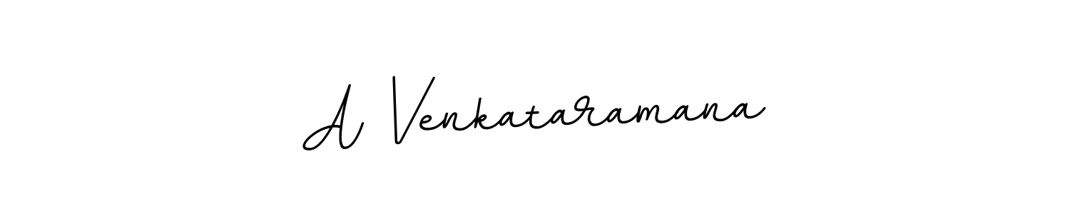 Create a beautiful signature design for name A Venkataramana. With this signature (BallpointsItalic-DORy9) fonts, you can make a handwritten signature for free. A Venkataramana signature style 11 images and pictures png