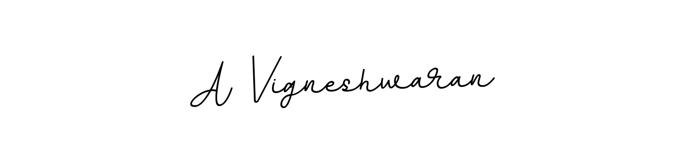 The best way (BallpointsItalic-DORy9) to make a short signature is to pick only two or three words in your name. The name A Vigneshwaran include a total of six letters. For converting this name. A Vigneshwaran signature style 11 images and pictures png