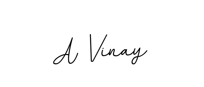 Design your own signature with our free online signature maker. With this signature software, you can create a handwritten (BallpointsItalic-DORy9) signature for name A Vinay. A Vinay signature style 11 images and pictures png