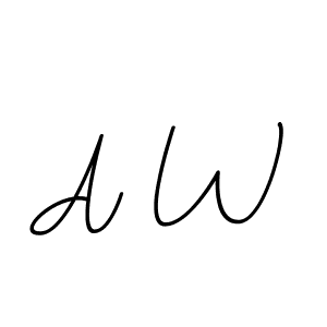 BallpointsItalic-DORy9 is a professional signature style that is perfect for those who want to add a touch of class to their signature. It is also a great choice for those who want to make their signature more unique. Get A W name to fancy signature for free. A W signature style 11 images and pictures png