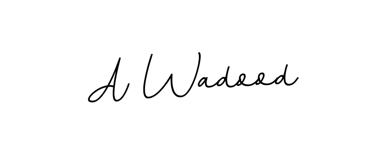 if you are searching for the best signature style for your name A Wadood. so please give up your signature search. here we have designed multiple signature styles  using BallpointsItalic-DORy9. A Wadood signature style 11 images and pictures png