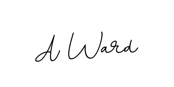 A Ward stylish signature style. Best Handwritten Sign (BallpointsItalic-DORy9) for my name. Handwritten Signature Collection Ideas for my name A Ward. A Ward signature style 11 images and pictures png