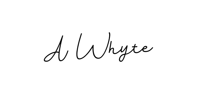You should practise on your own different ways (BallpointsItalic-DORy9) to write your name (A Whyte) in signature. don't let someone else do it for you. A Whyte signature style 11 images and pictures png