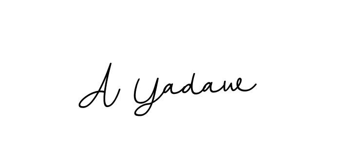 You should practise on your own different ways (BallpointsItalic-DORy9) to write your name (A Yadaw) in signature. don't let someone else do it for you. A Yadaw signature style 11 images and pictures png