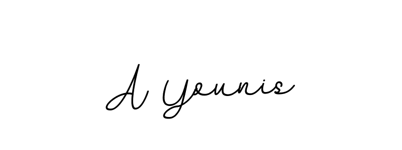 Also You can easily find your signature by using the search form. We will create A Younis name handwritten signature images for you free of cost using BallpointsItalic-DORy9 sign style. A Younis signature style 11 images and pictures png