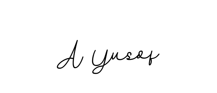 Create a beautiful signature design for name A Yusof. With this signature (BallpointsItalic-DORy9) fonts, you can make a handwritten signature for free. A Yusof signature style 11 images and pictures png