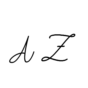 The best way (BallpointsItalic-DORy9) to make a short signature is to pick only two or three words in your name. The name A Z include a total of six letters. For converting this name. A Z signature style 11 images and pictures png