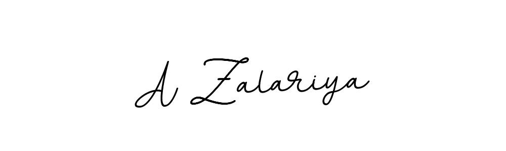 A Zalariya stylish signature style. Best Handwritten Sign (BallpointsItalic-DORy9) for my name. Handwritten Signature Collection Ideas for my name A Zalariya. A Zalariya signature style 11 images and pictures png