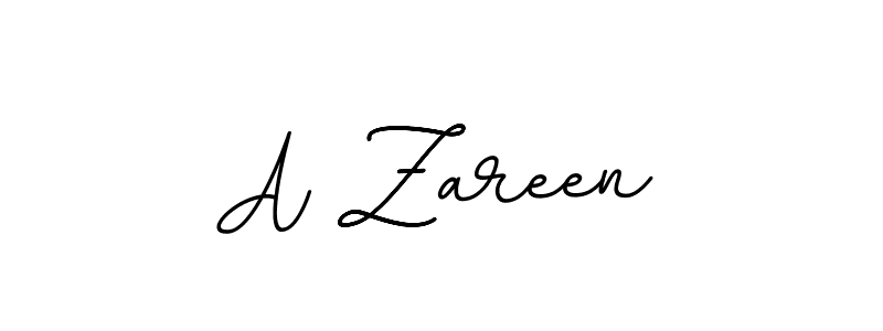 How to make A Zareen name signature. Use BallpointsItalic-DORy9 style for creating short signs online. This is the latest handwritten sign. A Zareen signature style 11 images and pictures png
