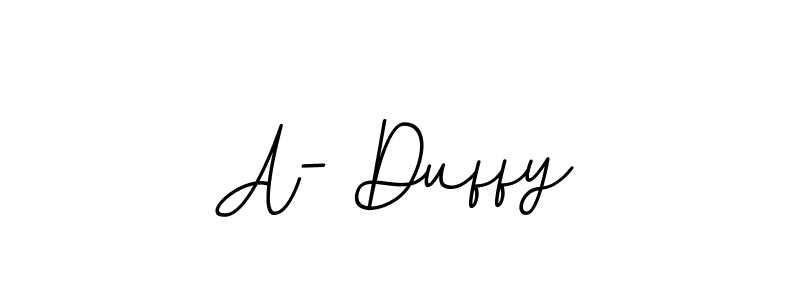 A- Duffy stylish signature style. Best Handwritten Sign (BallpointsItalic-DORy9) for my name. Handwritten Signature Collection Ideas for my name A- Duffy. A- Duffy signature style 11 images and pictures png