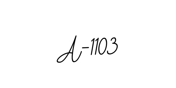 Make a beautiful signature design for name A-1103. With this signature (BallpointsItalic-DORy9) style, you can create a handwritten signature for free. A-1103 signature style 11 images and pictures png